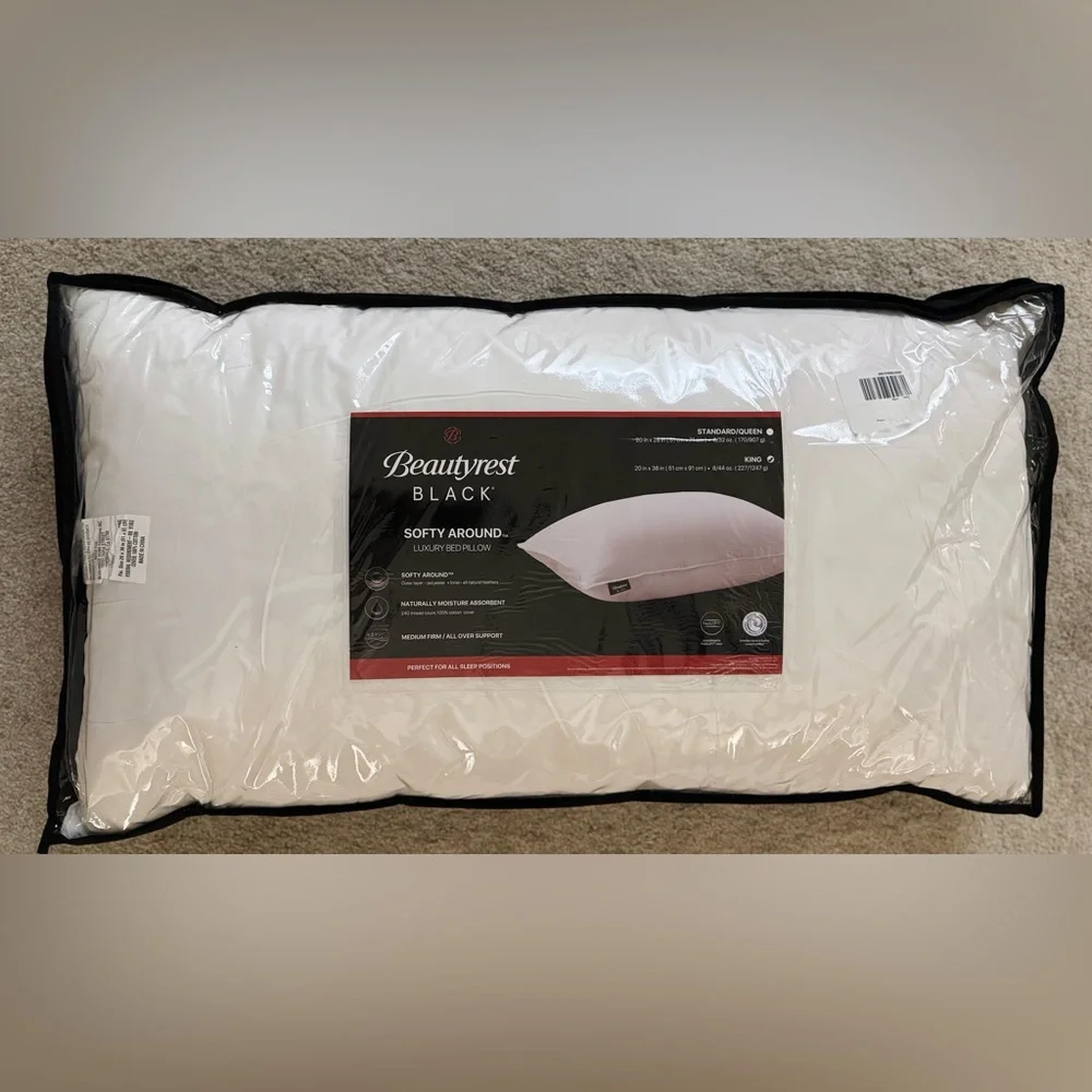 🎉LAST PIECE 🎉BEAUTYREST BLACK Luxurious Down And Feather Blend Pillow‎